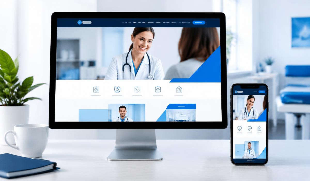 Clearview Clinic concept design — demonstration, not client work